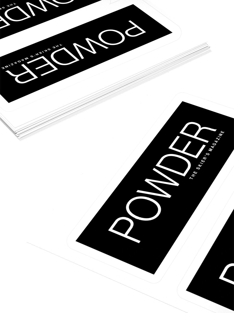 POWDER Sticker Black Rectangle product image (4)
