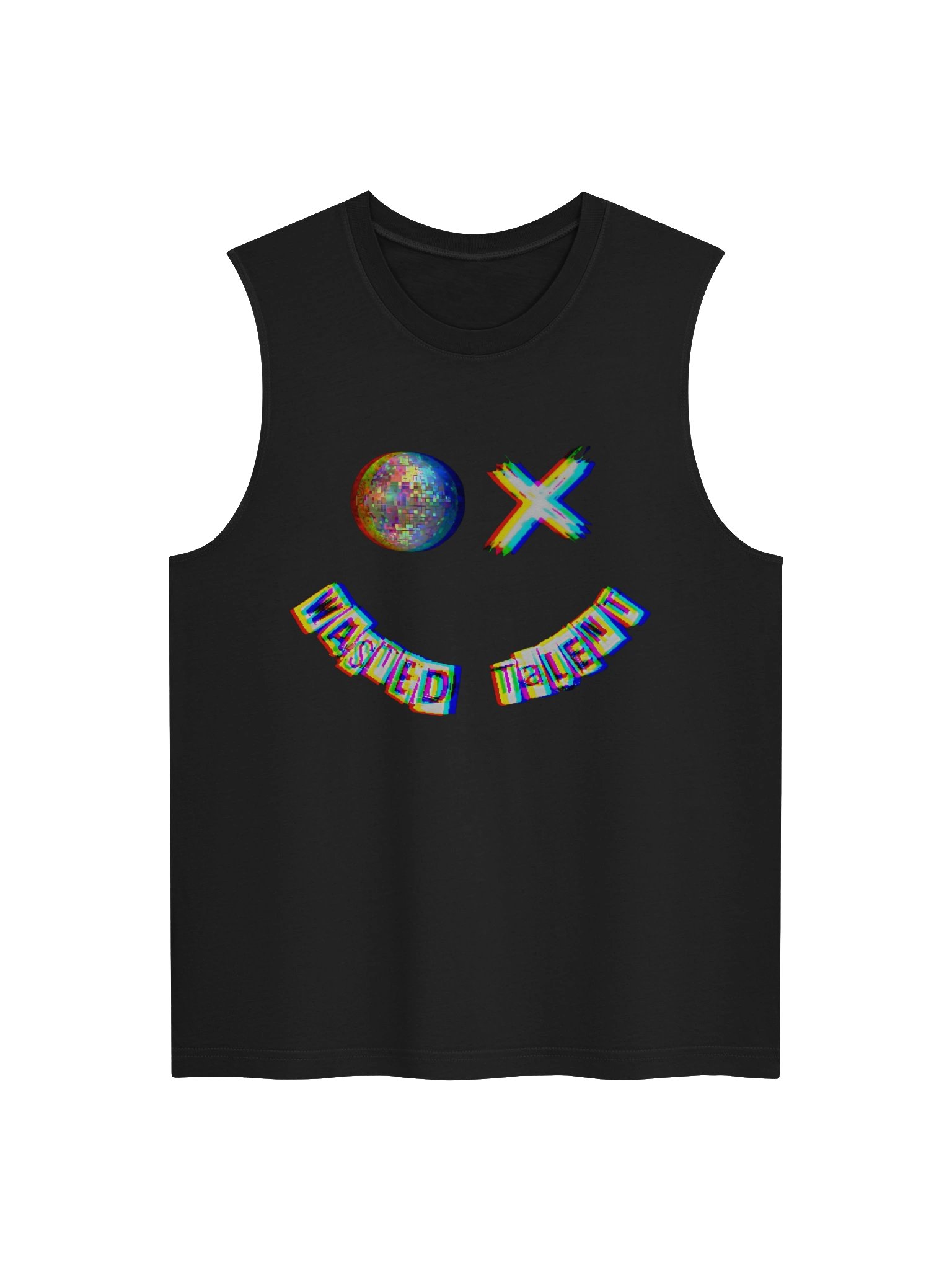 Women's Wasted Talent OG Glitch Smiley tank product image (1)