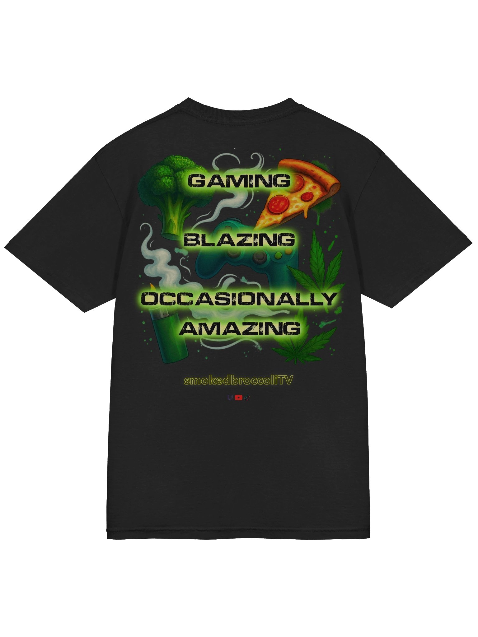 gaming blazing occasionally amazing tee product image (22)