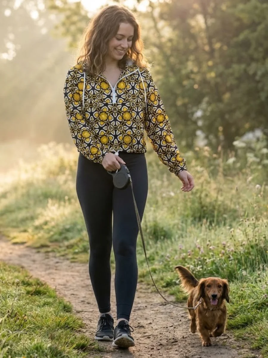 Symmetry in Bloom Windbreaker product image (1)