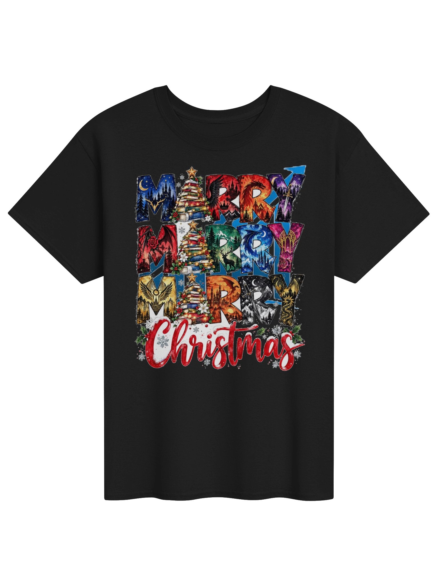 Merry Merry Merry Christmas Tee product image (1)