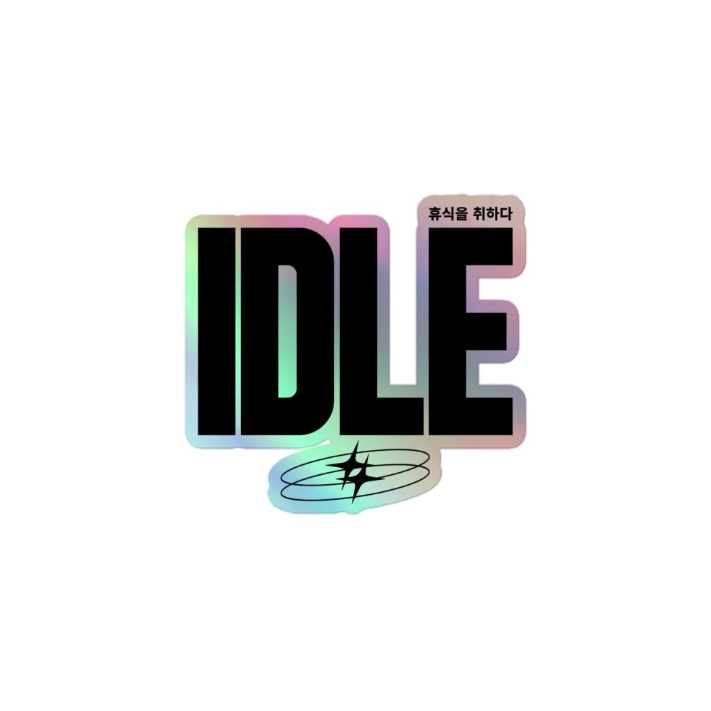 Idle Holo Sticker product image (1)
