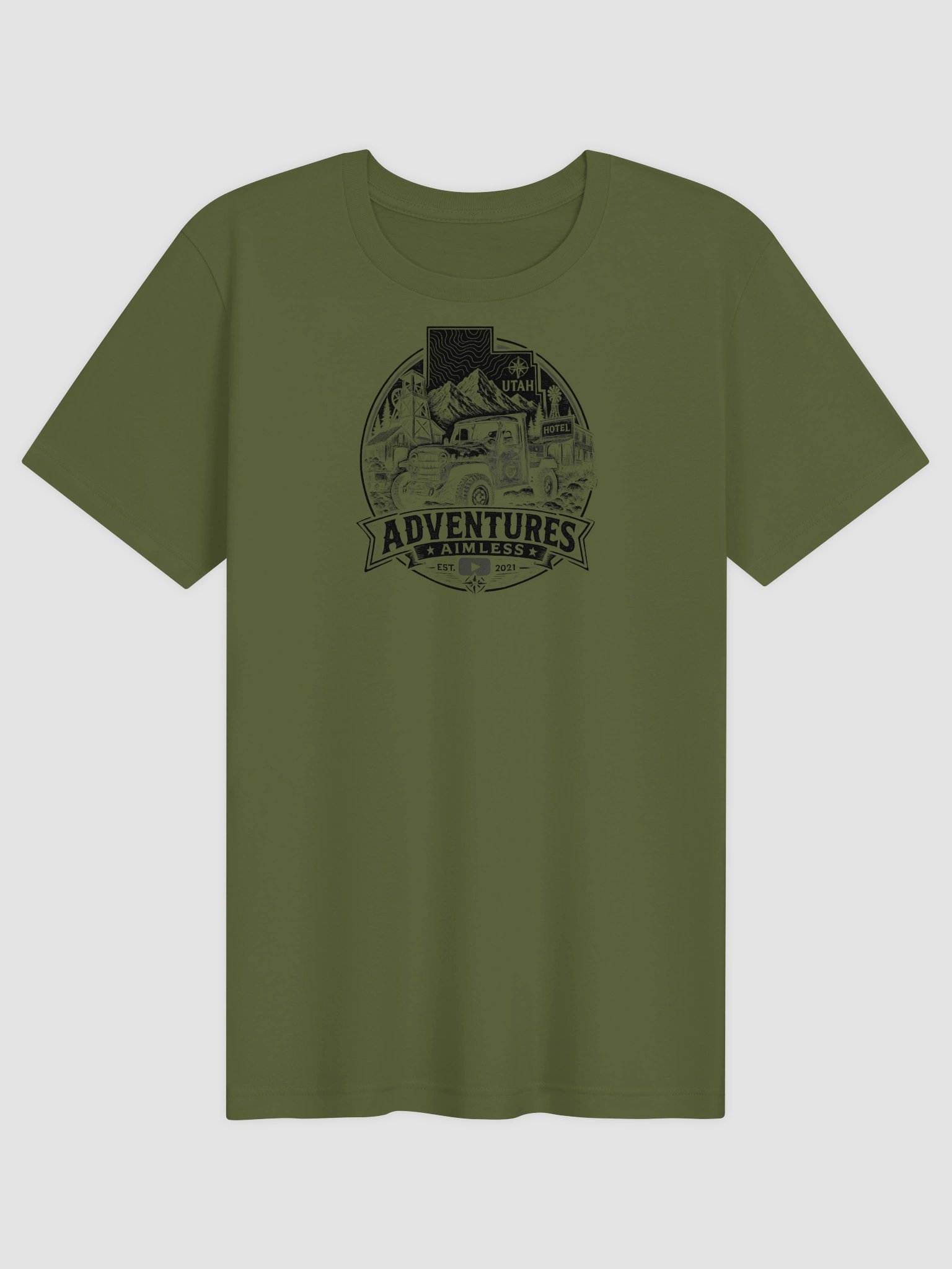 Adventures Aimless TopoAdventure Tee (Light colors) product image (61)