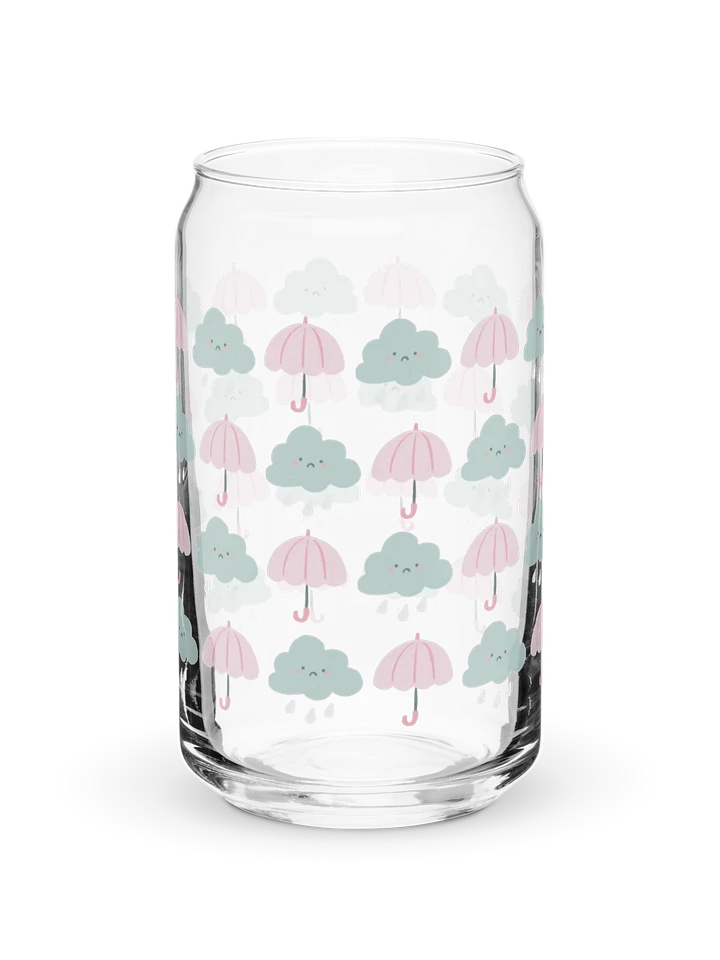Rainy Day in Pink Glass Tumbler product image (6)