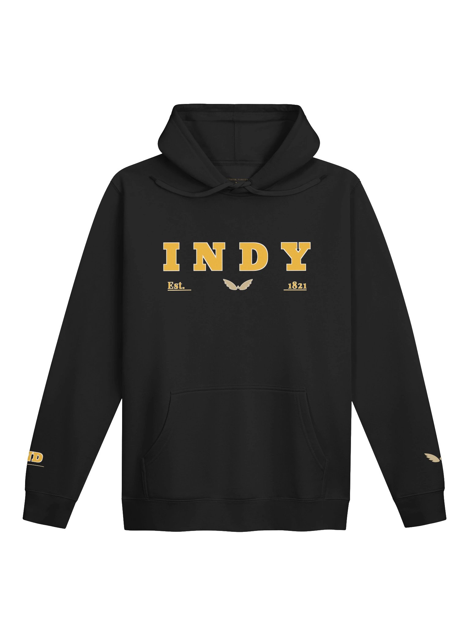 INDY · HOODIE · BLACK product image (1)