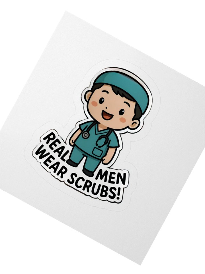 Z's Encouragement Zticker Real Men. product image (2)