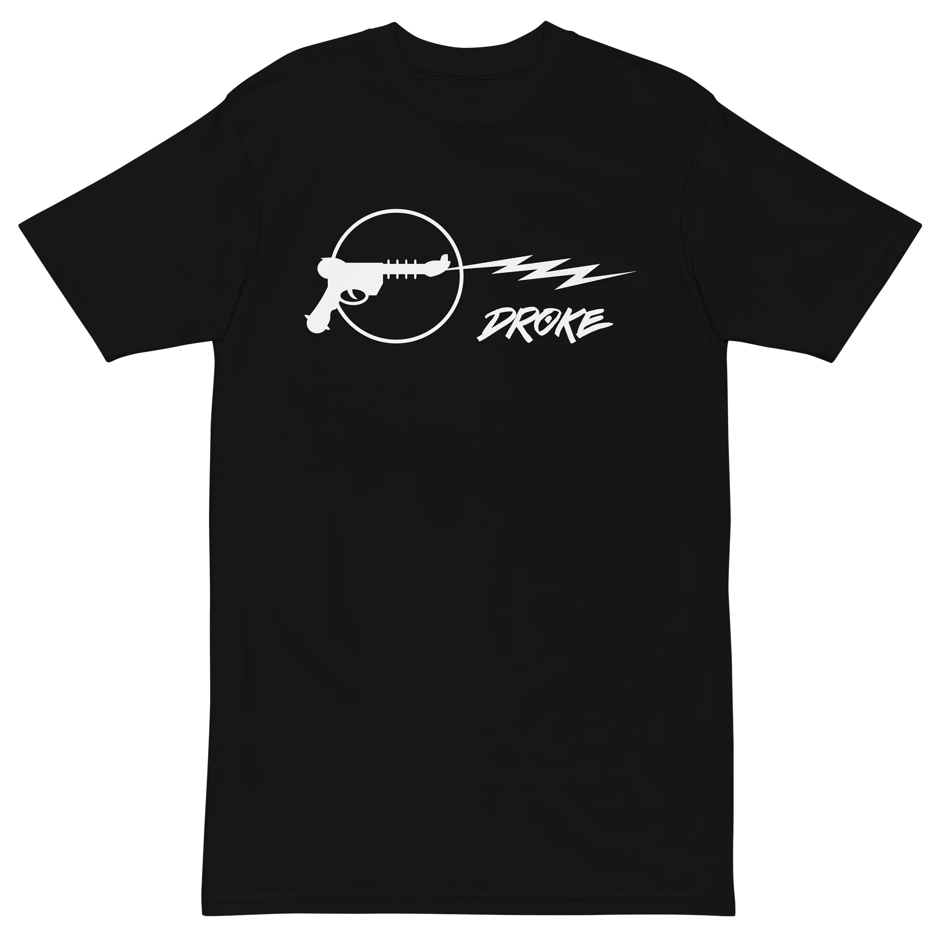 DROKE - White Laser Gun T-Shirt product image (2)