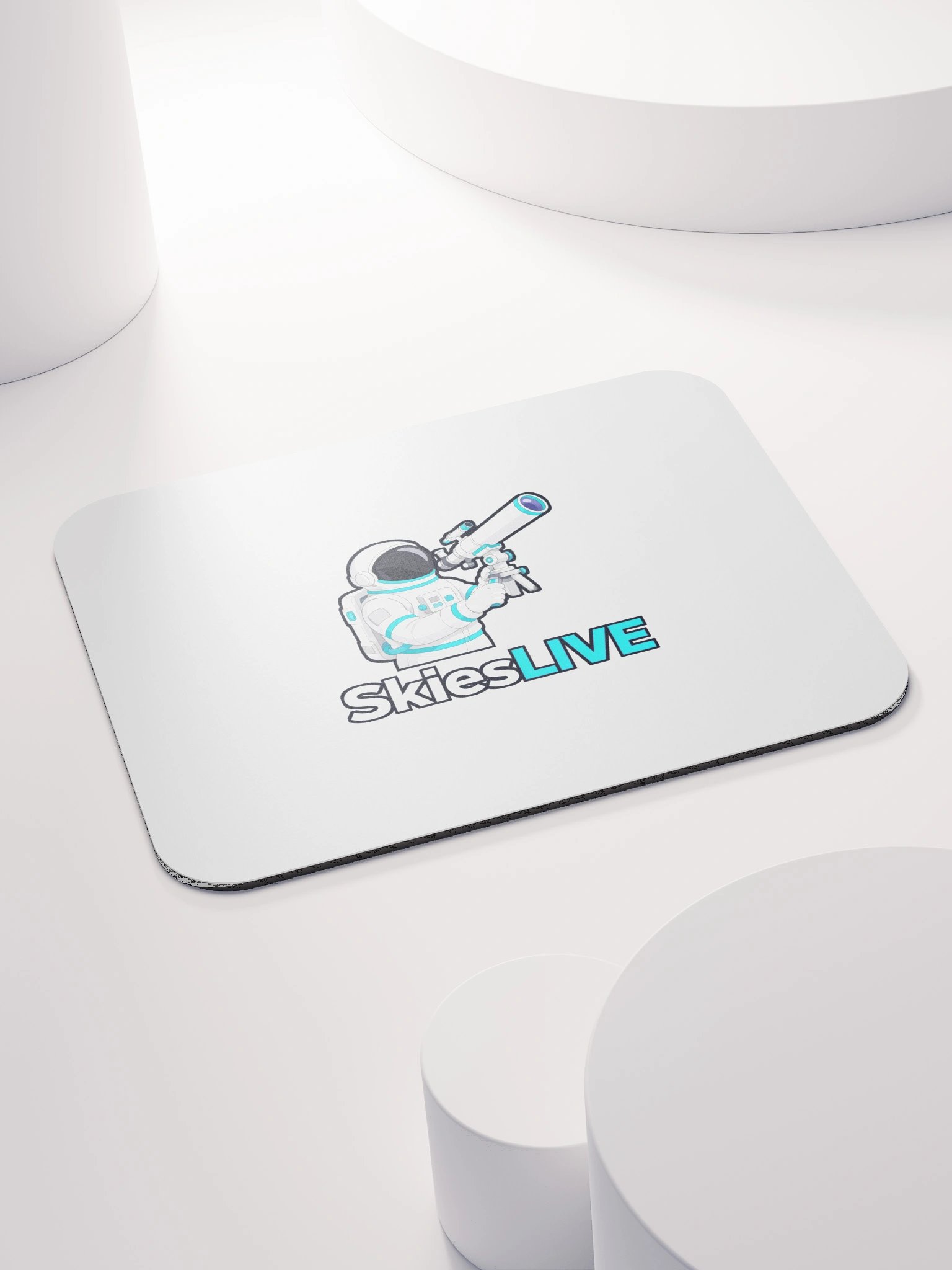 SkiesLIVE Astronaut Mouse Pad (White) product image (4)