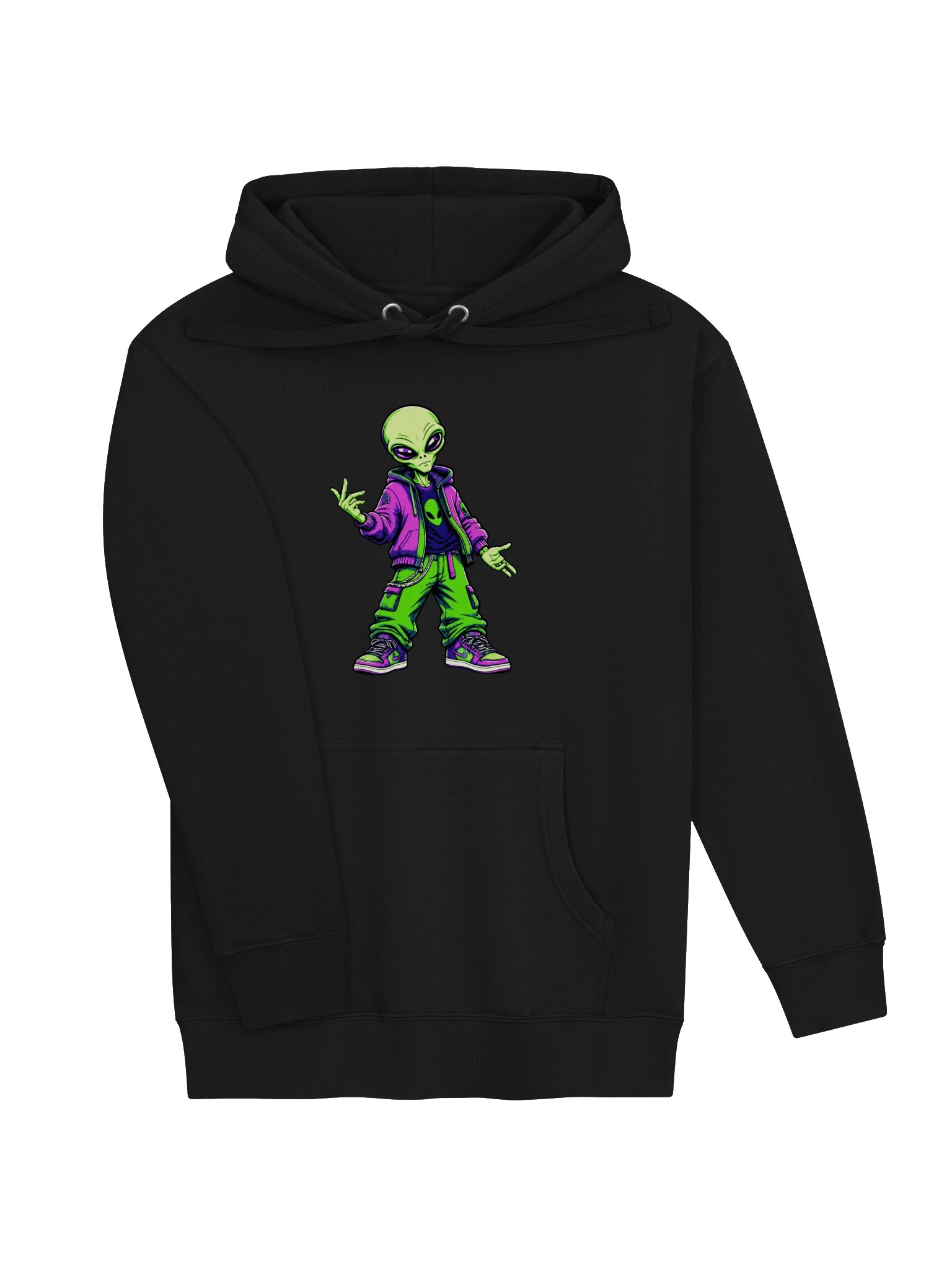 Neon Alien What Hoodie product image (29)