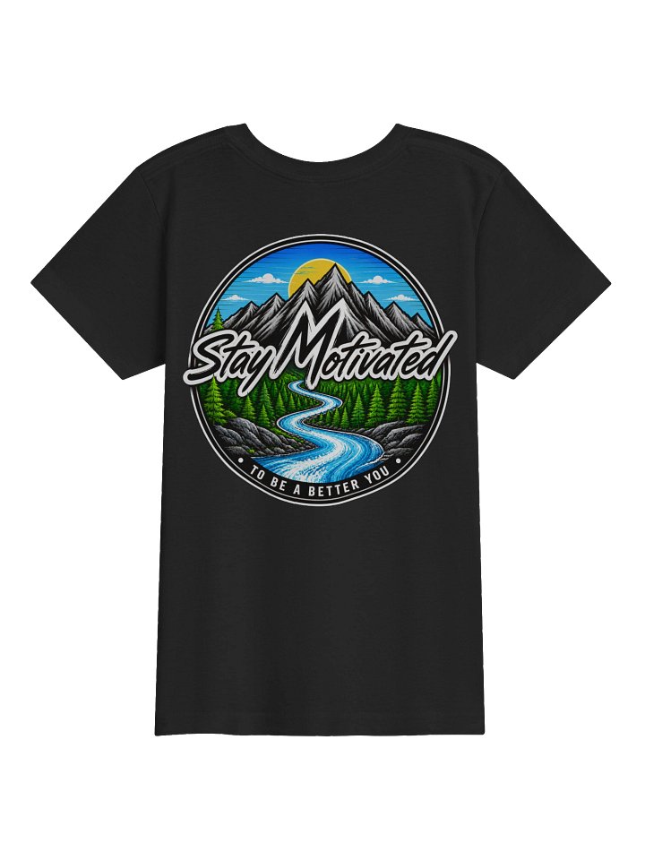 Stay Motivated 2026 Mountaineer Kids Tee product image (2)
