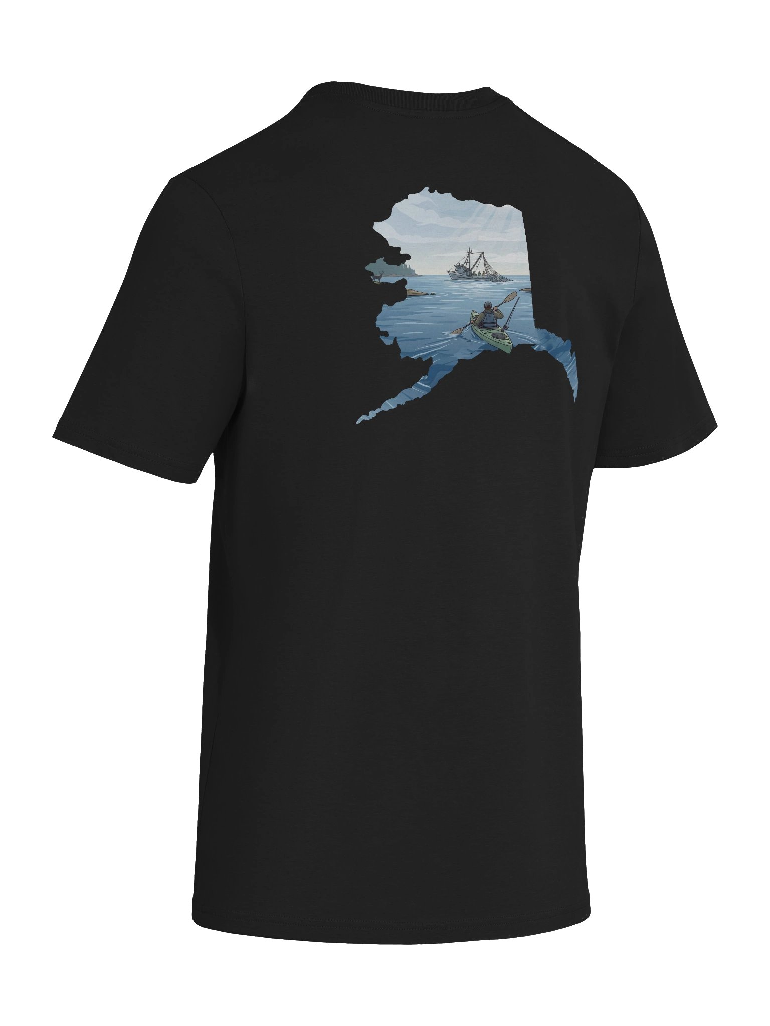 PREMIUM "KAYAKERS PARADISE" ORGANIC COTTON TEE product image (8)