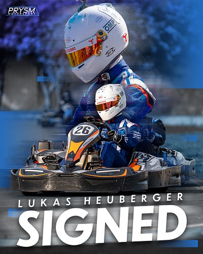 ‼️ BREAKING NEWS ‼️ 
.
.
Lukas Heuberger has been announced as our first signed driver to the PMKP (PRYSM Motorsport Karting ...
