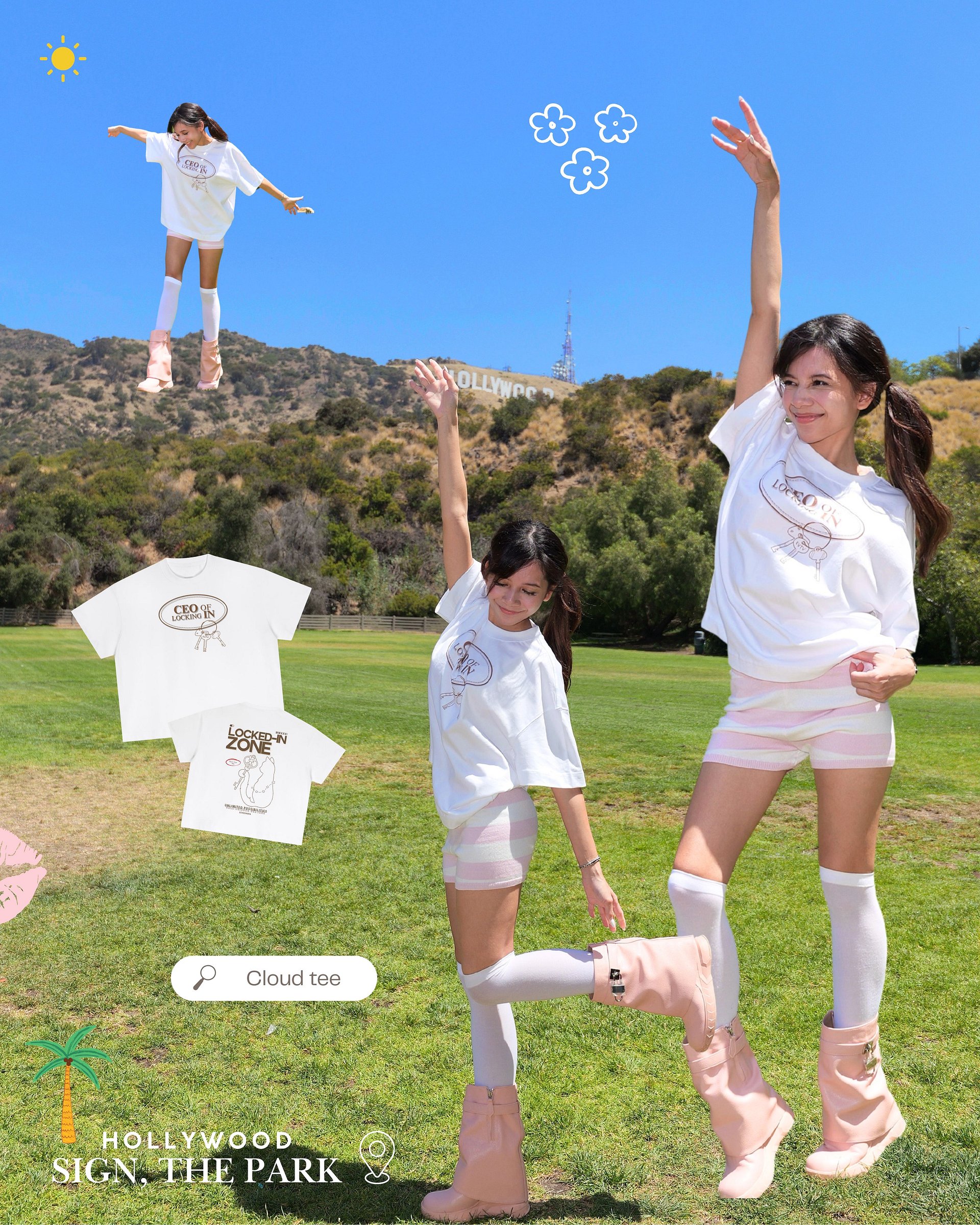 Cloud boxy tee (lightweight) product image (2)