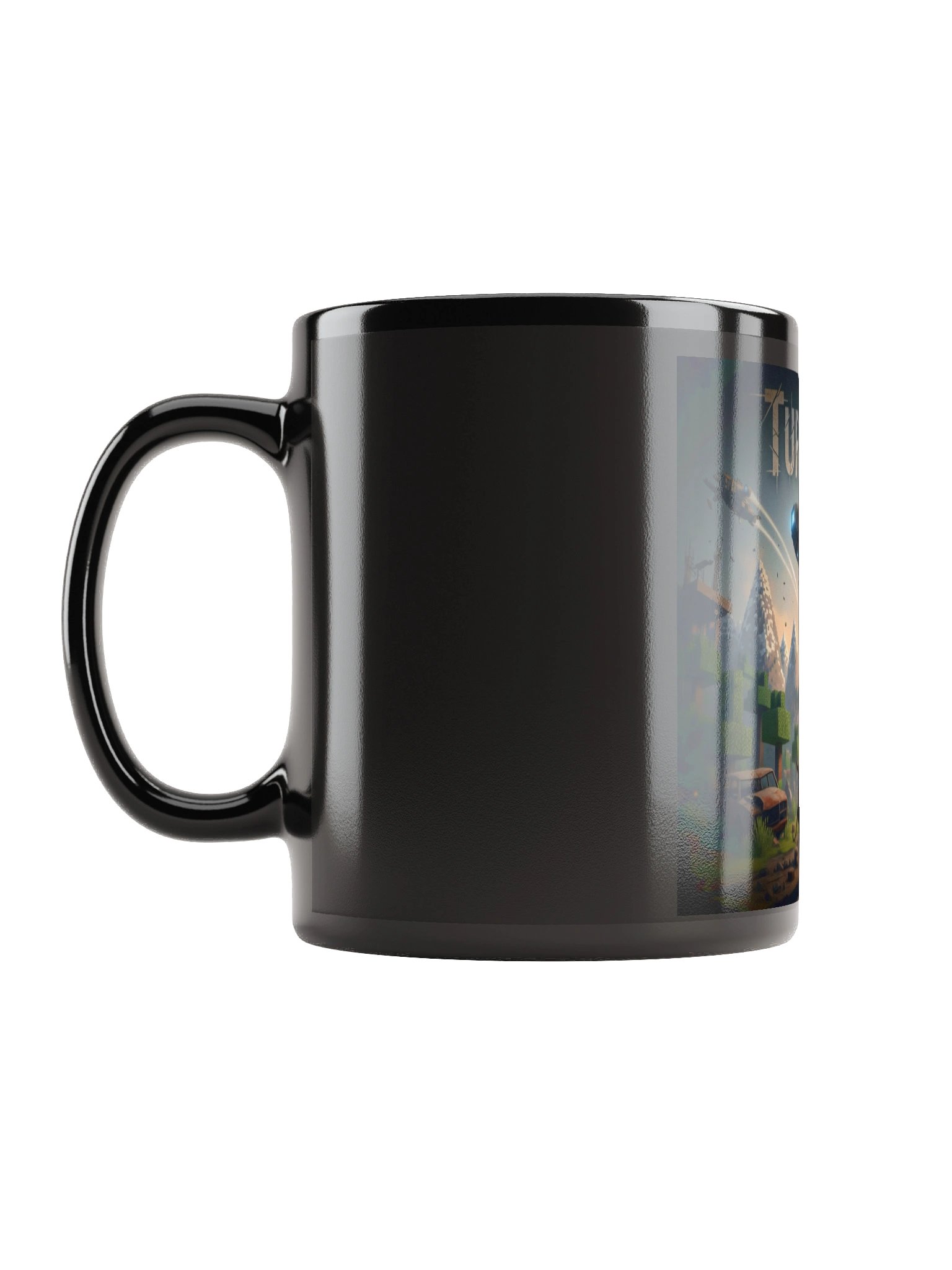 TurnipLee zombie killer black mug product image (6)