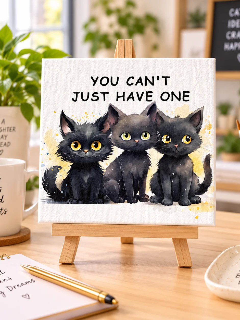 You Can’t Just Have One Cat Canvas product image (5)