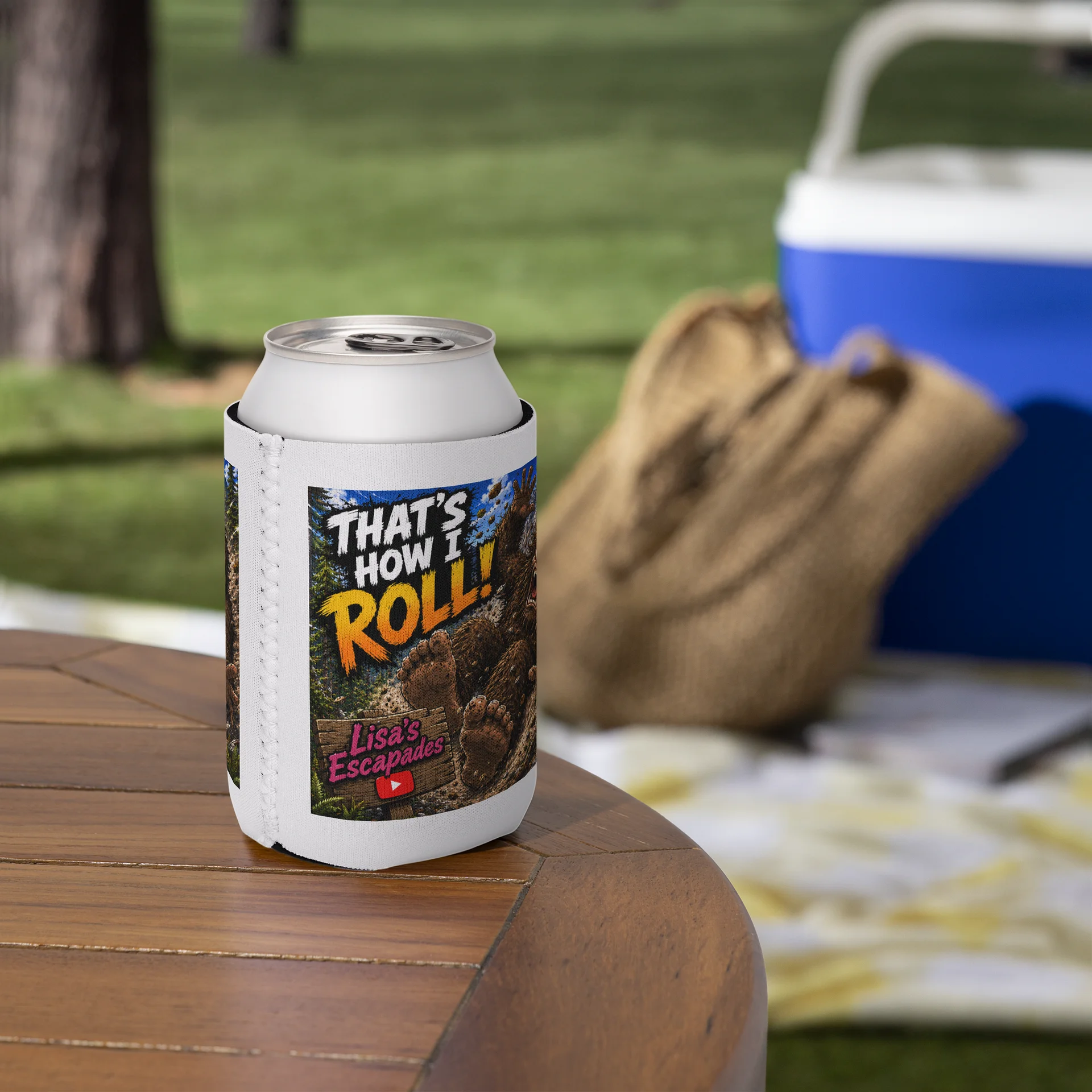 That’s How I Roll Bigfoot Can Cooler product image (5)
