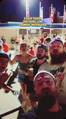 POV: The Warped Tour Crew still going strong 20 years later 🖤💀🤘 

For those wondering how I’m doing, tonight certainly helped...