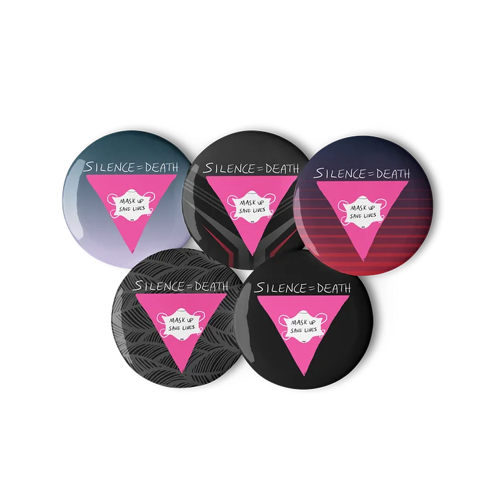 Silence = Death button product image (2)