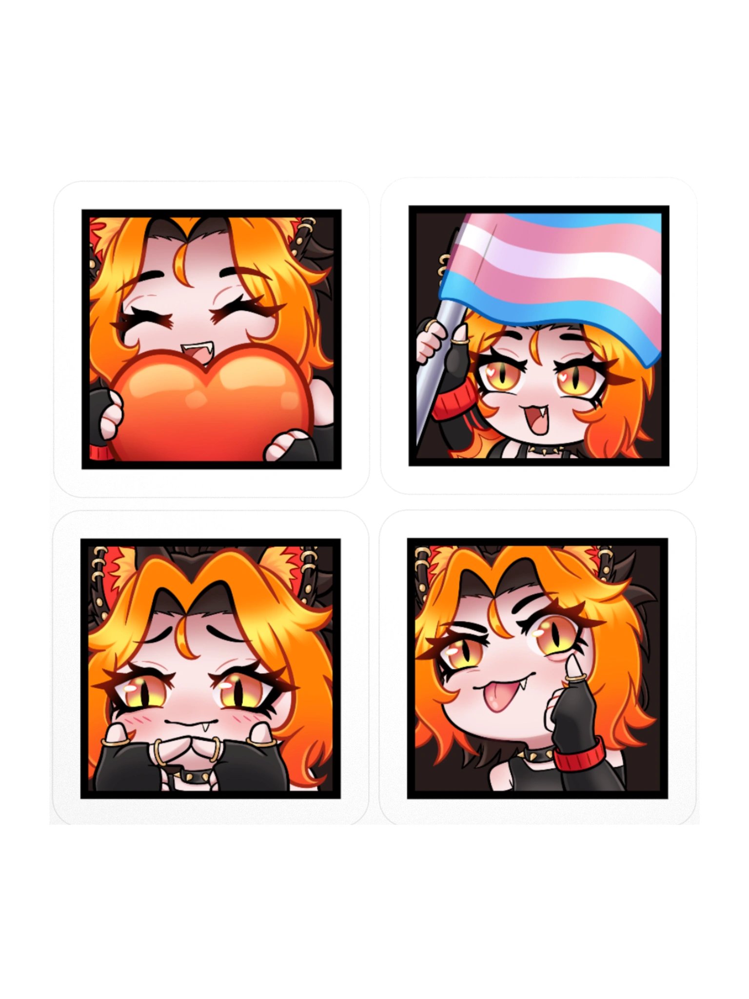 CelisEris emote stickers (TrashBatChar) product image (1)