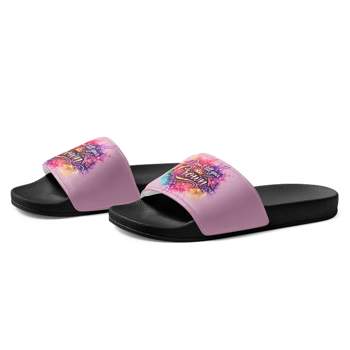 Don't Tilt Your Crown Women's Slides product image (2)