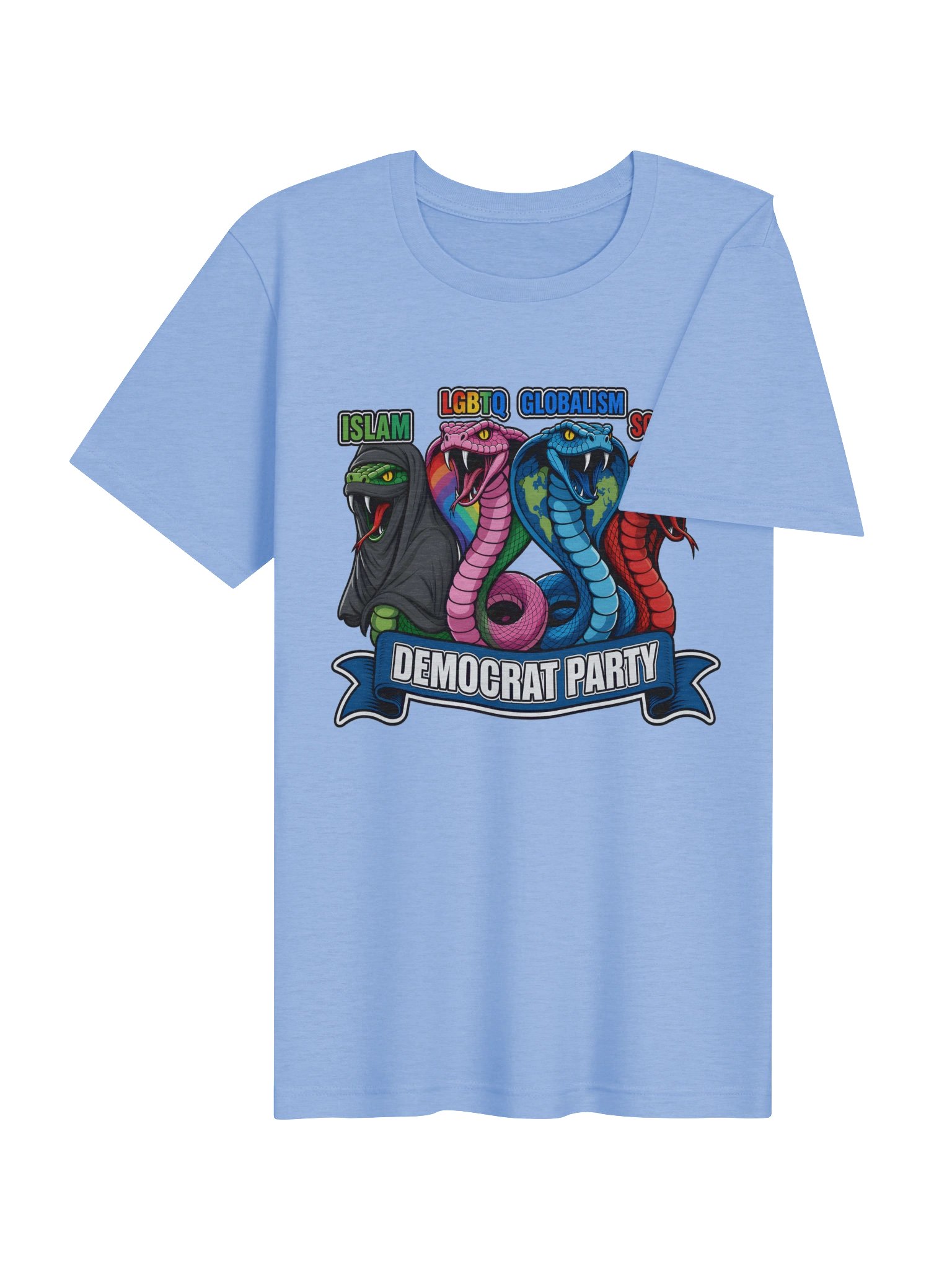 Democrat Party Cobra Banner Tee product image (22)