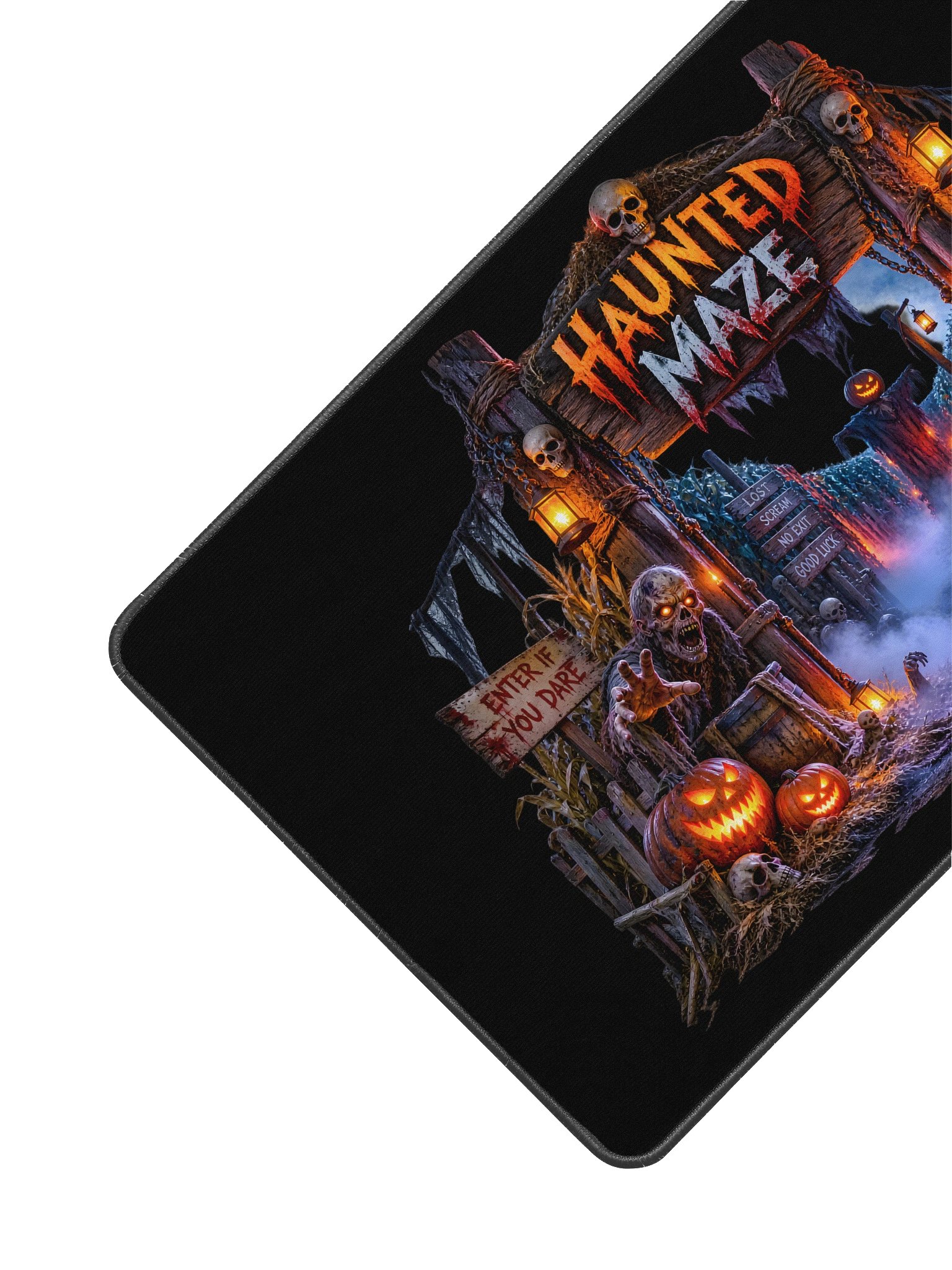 Haunted Maze Halloween Desk Mat product image (2)