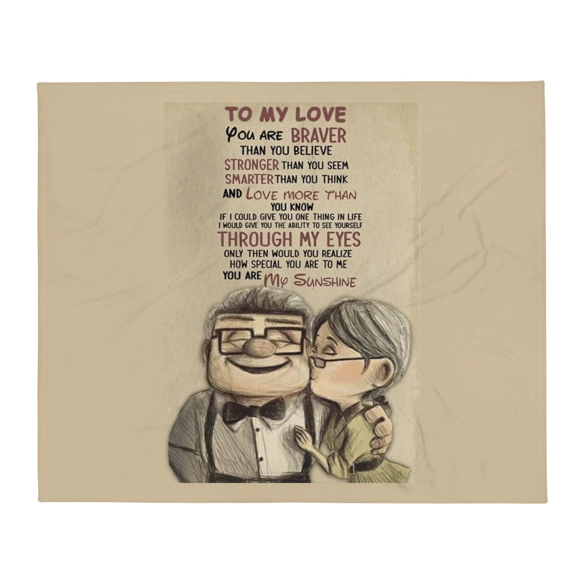 Sunshine Love Throw Blanket product image (2)