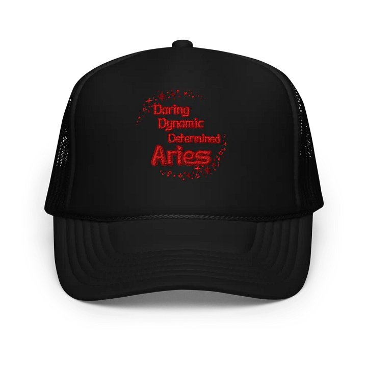 Aries 2025, Daring, Embroidered Trucker Hat product image (1)
