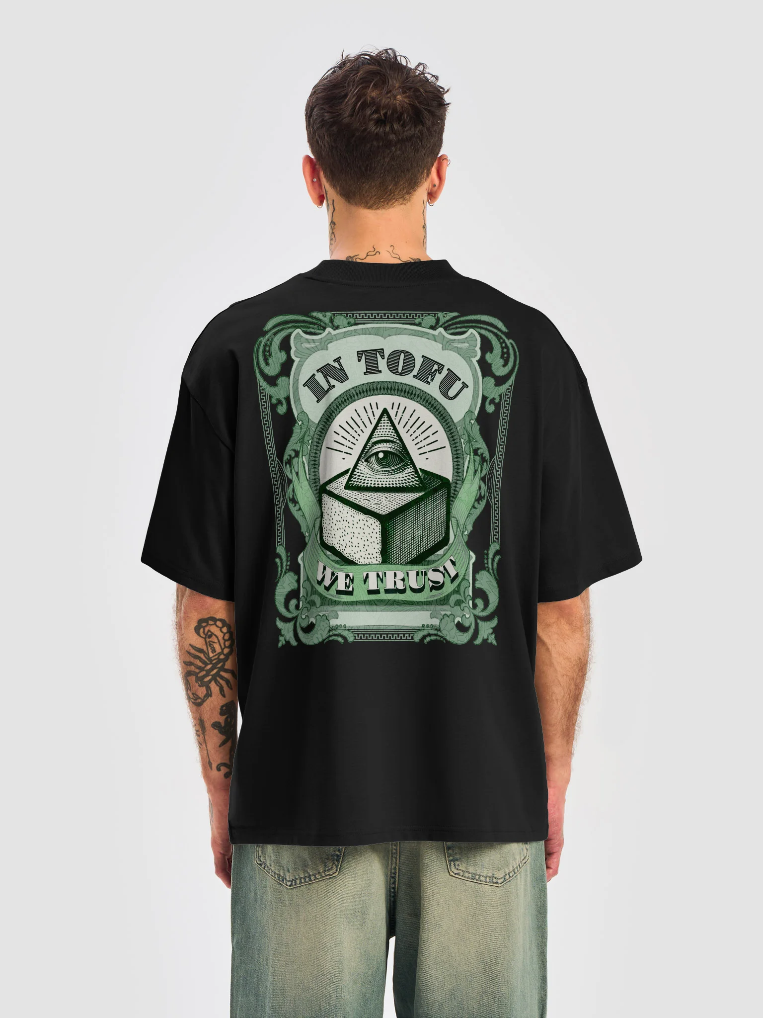 In Tofu We Trust Oversized Tee product image (14)