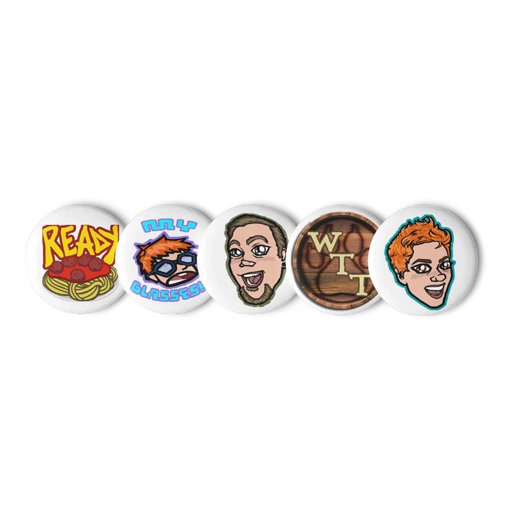 Wacky Crew and Emotes Buttons product image (1)