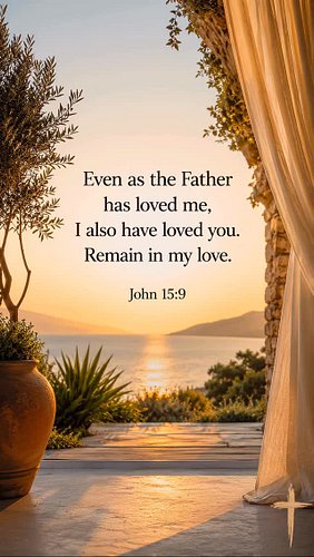 John 15:9 and more @beinspired.music 🤍

Even as the Father has loved me, I also have loved you. Remain in my love‭ ✝️ John 15...