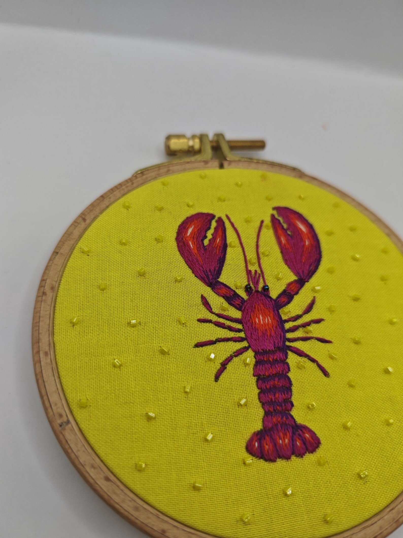 PDF nautical embroidery pattern bundle, puffin and lobster, beach bird, seaside product image (5)