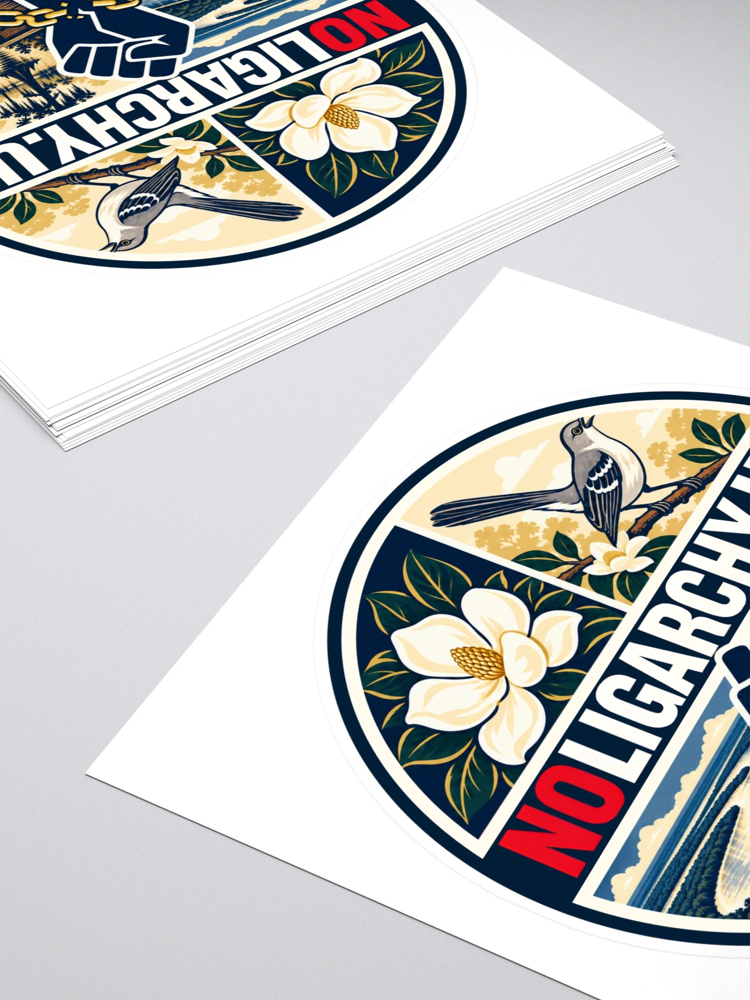 Mississippi NOLIGARCHY.US sticker product image (4)