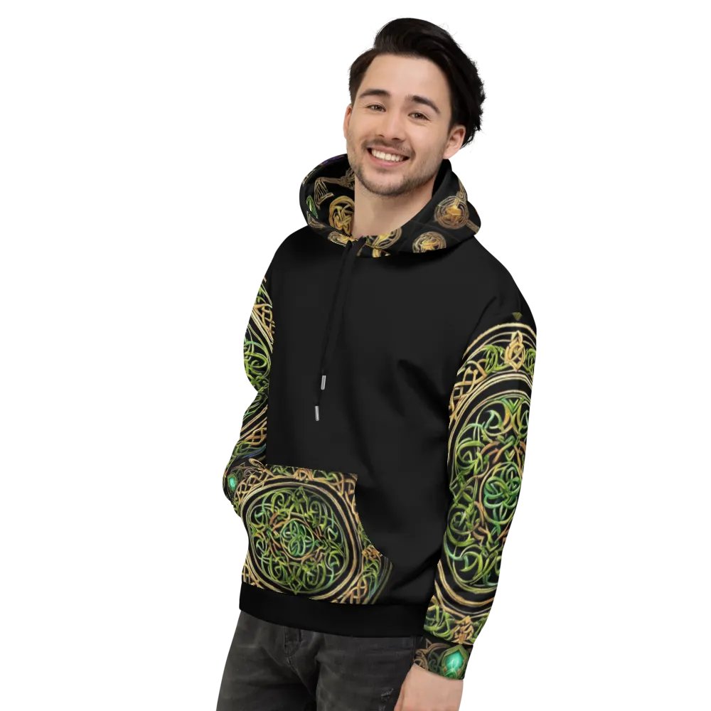 Black & Gemstone Symbology Hoodie product image (6)