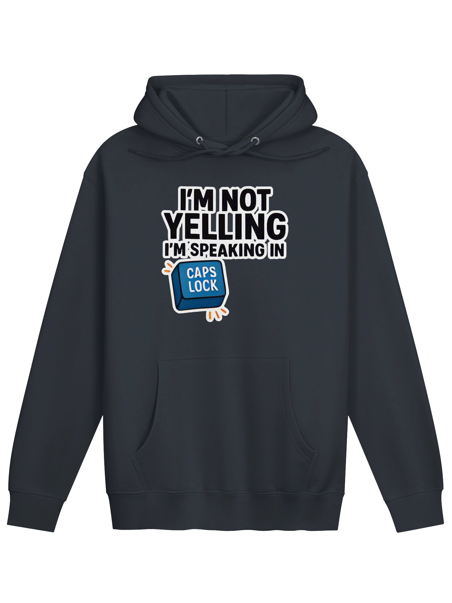 Just CAPS LOCK hoodie product image (2)