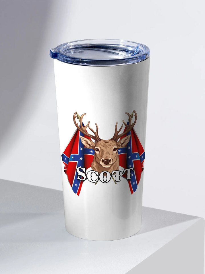 "Scott" Last Name Rebel Redneck Deer - Adult Tumbler product image (2)