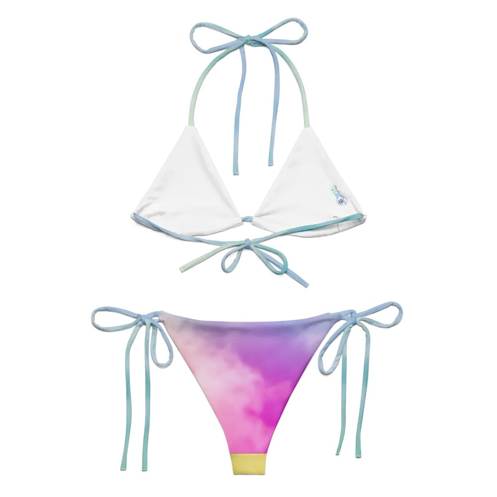 Blur cloud rainbow Design String Bikini - V3 product image (5)