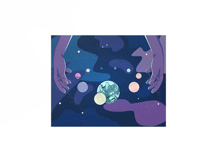 Space Hands Print product image (1)