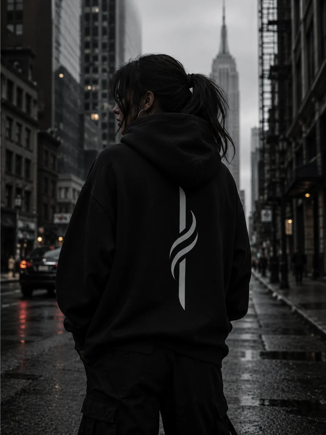 GHOSTWIND LARGE LOGO HOODIE product image (2)