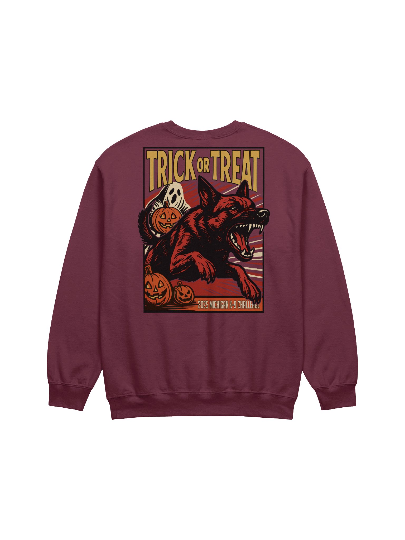 2025 Michigan K-9 Challenge Trick or Treat - Gildan Classic Crewneck Sweatshirt product image (8)