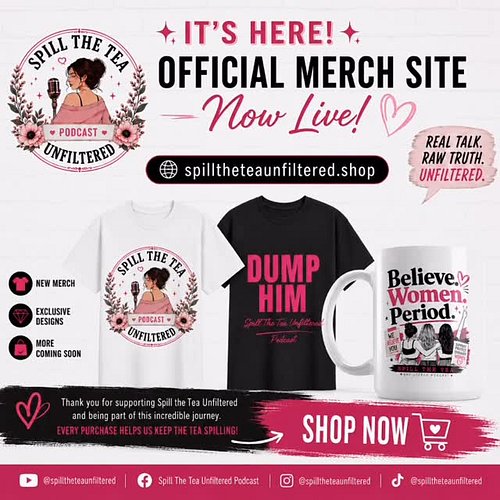 The merch is live. 🔥

Created for the women who are done staying quiet, done settling, and done making themselves smaller for...