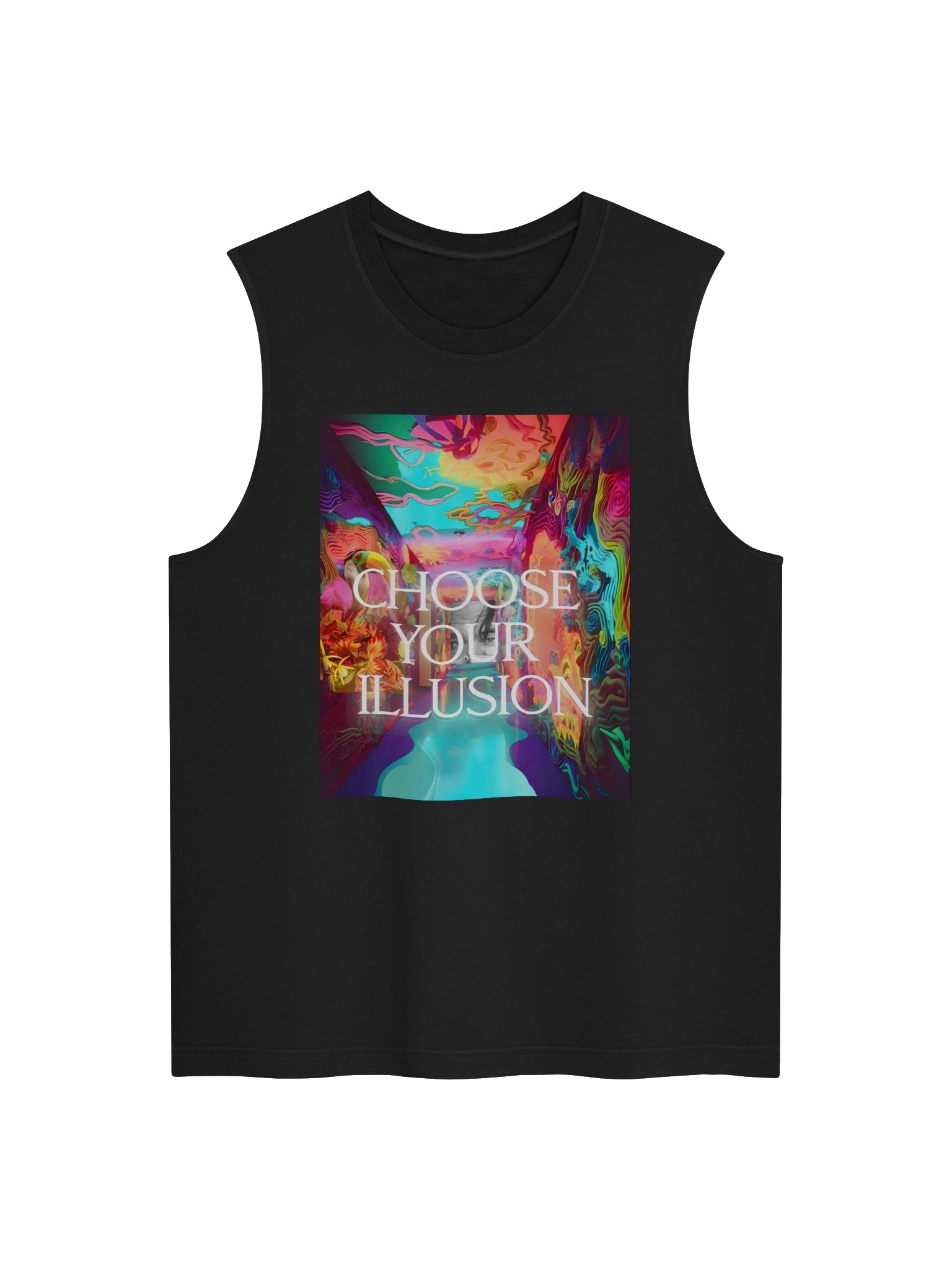 Choose Your Illusion Neon Tank product image (2)