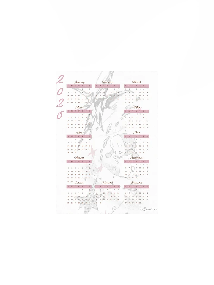 star child's 2026 calendar product image (1)