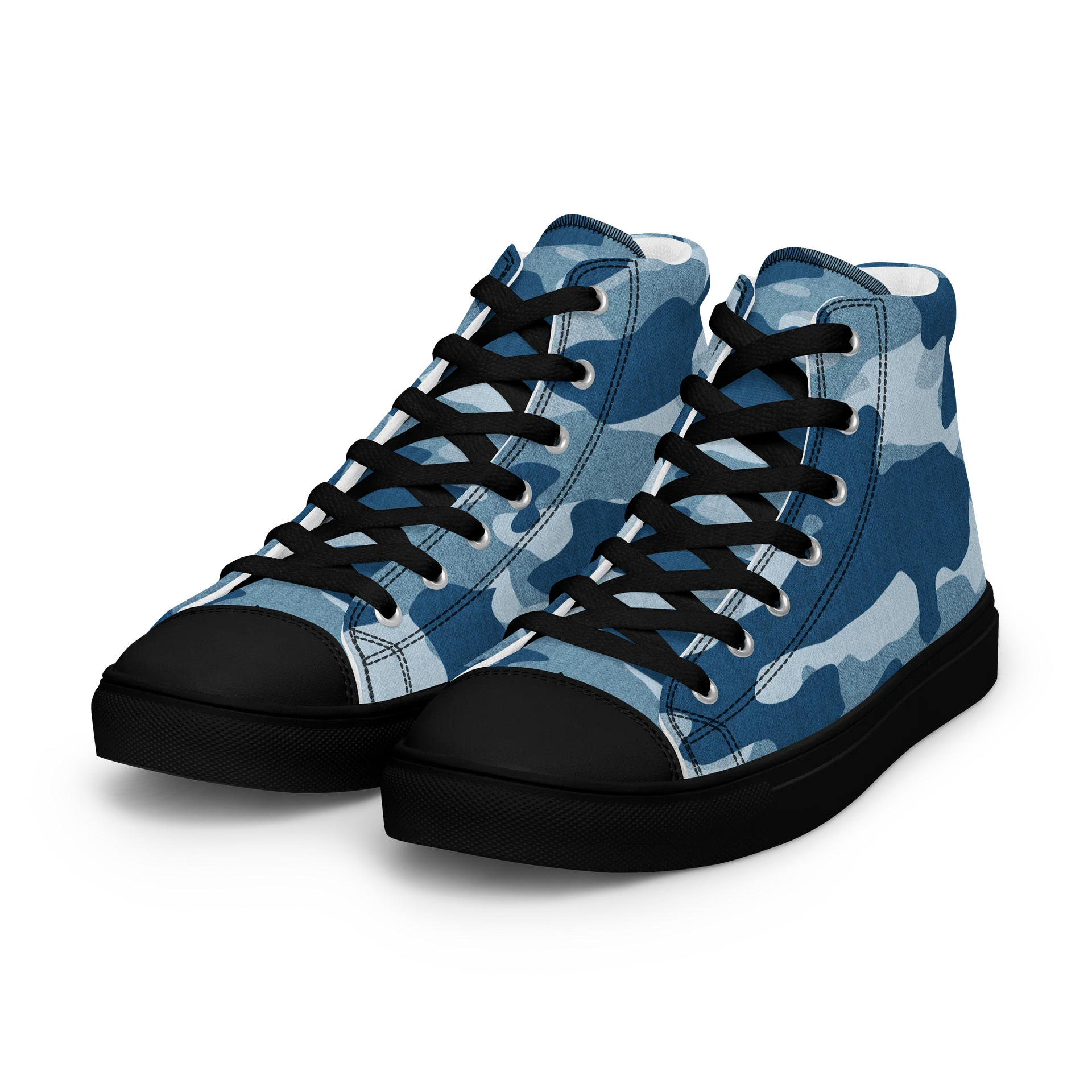 Blue Camo High Tops product image (6)