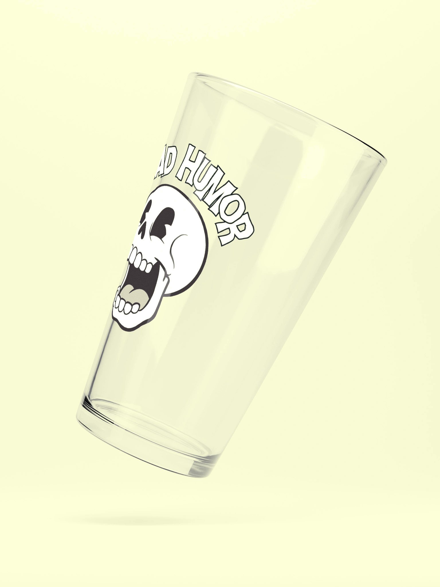 Laughing Skull Pint Glass product image (3)
