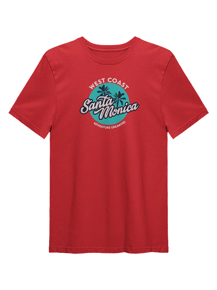 "Santa Monica Adventure Unlimited" West Coast T-Shirt product image (1)