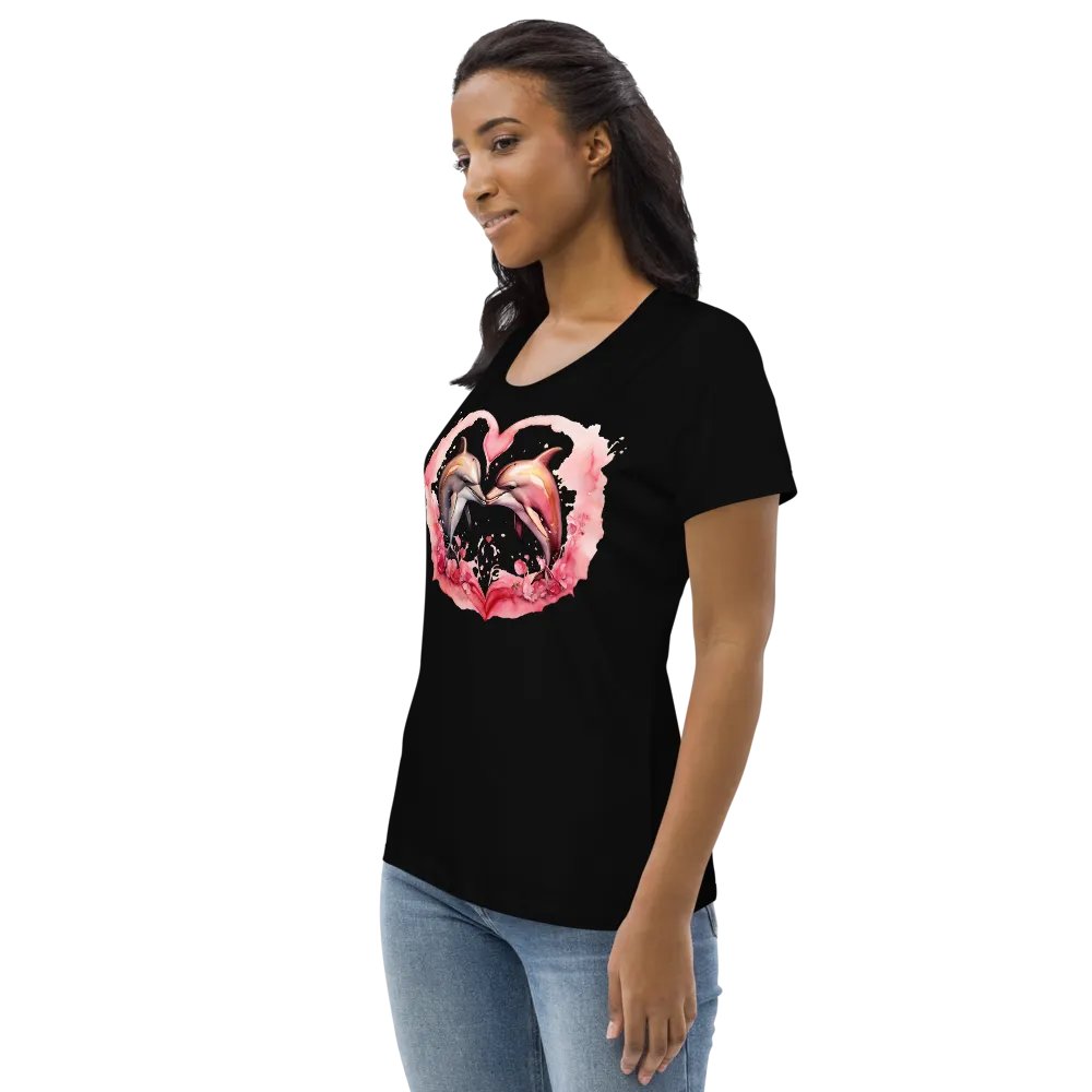 Dolphin Dance Women's Fitted Tee product image (4)