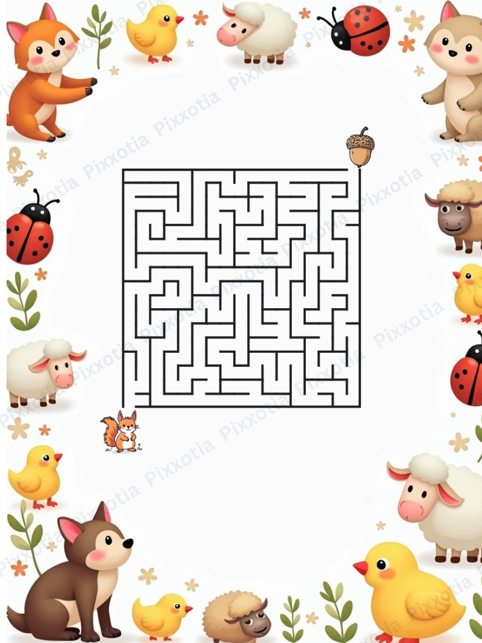 Maze Book for Kids PDF | Hard Level Mazes | Level 3 Printable product image (5)
