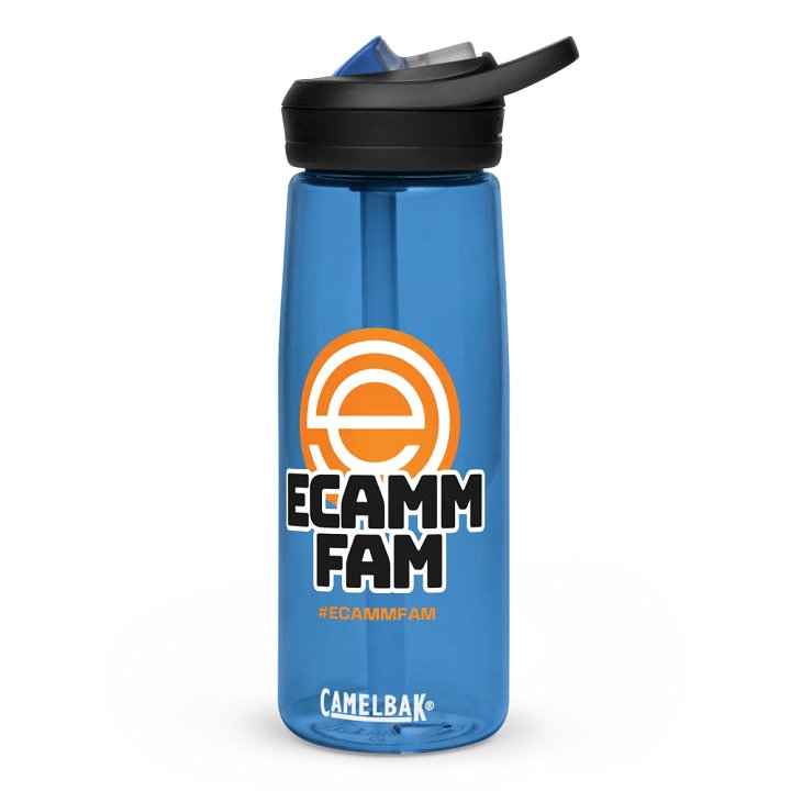 Orange Logo Ecamm Fam Water Bottle product image (1)