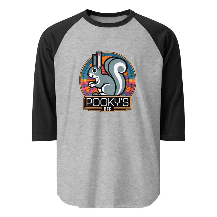 Pooky's BFF ¾ Sleeve Raglan Tee product image (1)